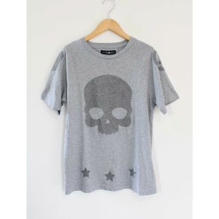 ハイドロゲン(HYDROGEN)の【新入荷】●HYDROGEN/ハイドロゲン●スカルプリントTシャツ/半袖/クルーネック グレー メンズ S【中古】春夏秋冬 509032(Tシャツ/カットソー(半袖/袖なし))