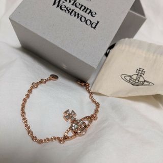 ヴィヴィアンウエストウッド(Vivienne Westwood)のVivian MAYFAIR BAS RELIEF ブレスレット　ピンクゴールド(ブレスレット/バングル)