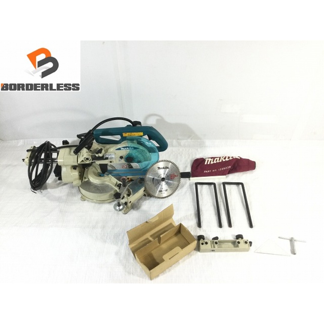 ☆美品☆makita マキタ 190mm 卓上スライド丸ノコ LS0715F ライト付 切断 押切 木材加工 電動工具 78738自動車/バイク