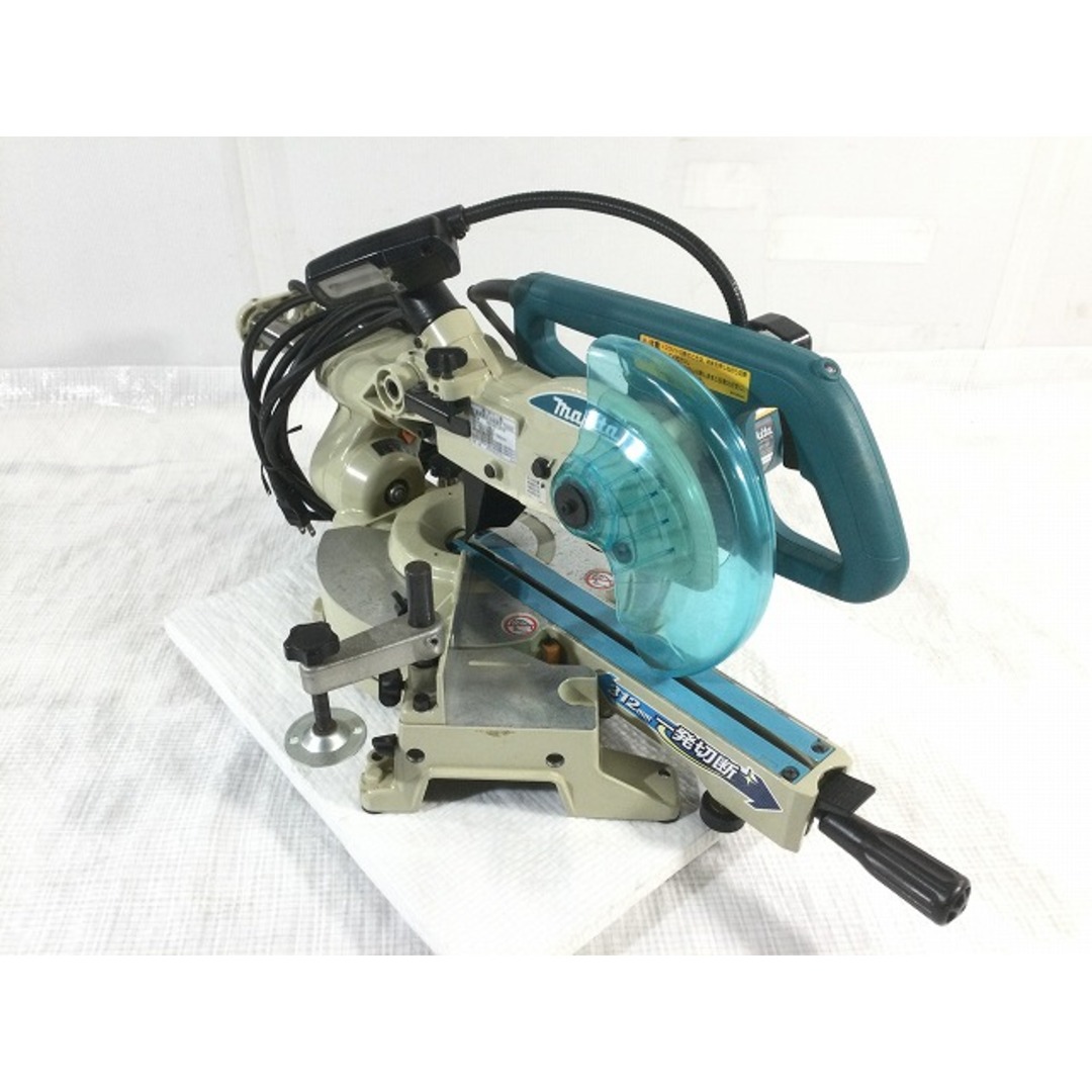 ☆美品☆makita マキタ 190mm 卓上スライド丸ノコ LS0715F ライト付 切断 押切 木材加工 電動工具 78738自動車/バイク