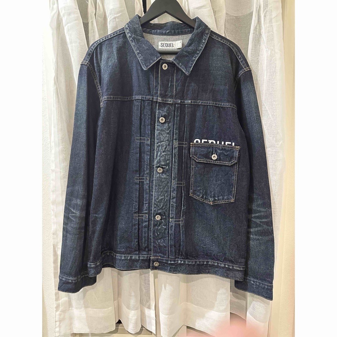 SEQUEL   美品 sequel × fragment design 1st denim XLの通販 by