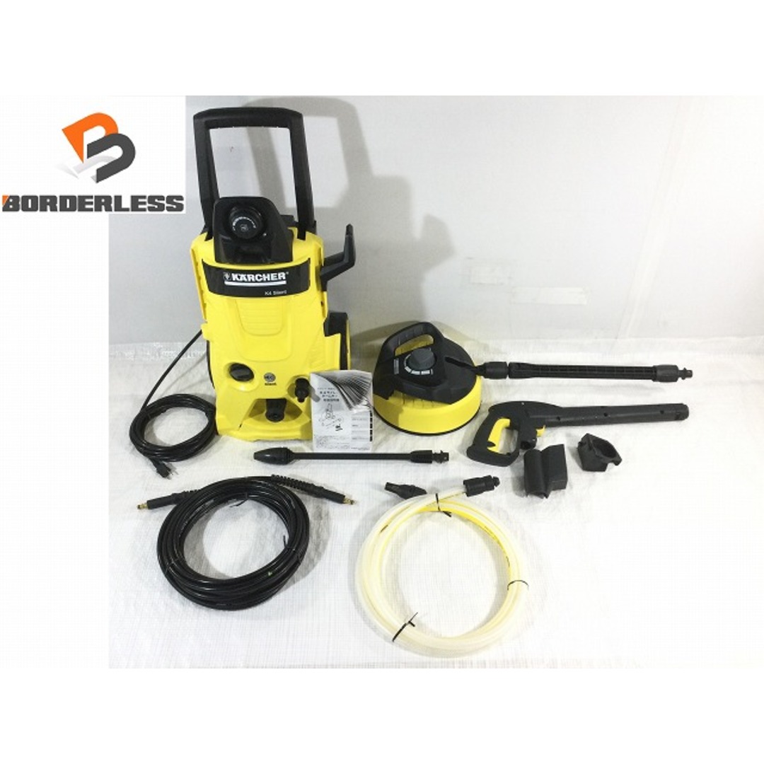 ☆比較的綺麗です☆KARCHER ケルヒャー 高圧洗浄機 K4 サイレント Silent 100V 60Hz コンパクト 洗車 清掃 クリーニング 78940