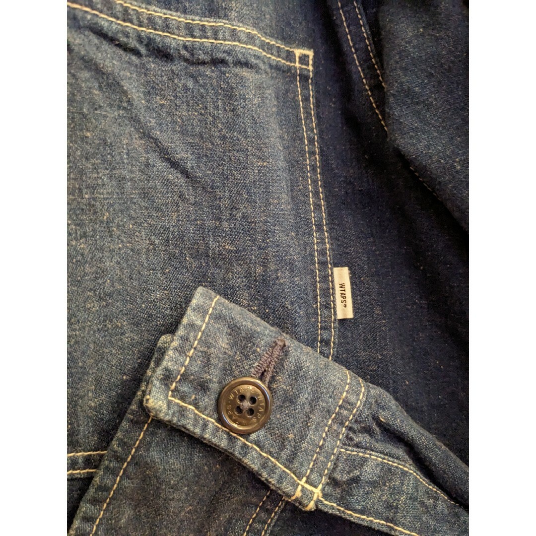 WTAPS MINE LS/SHIRT. COTTON. DENIM 5