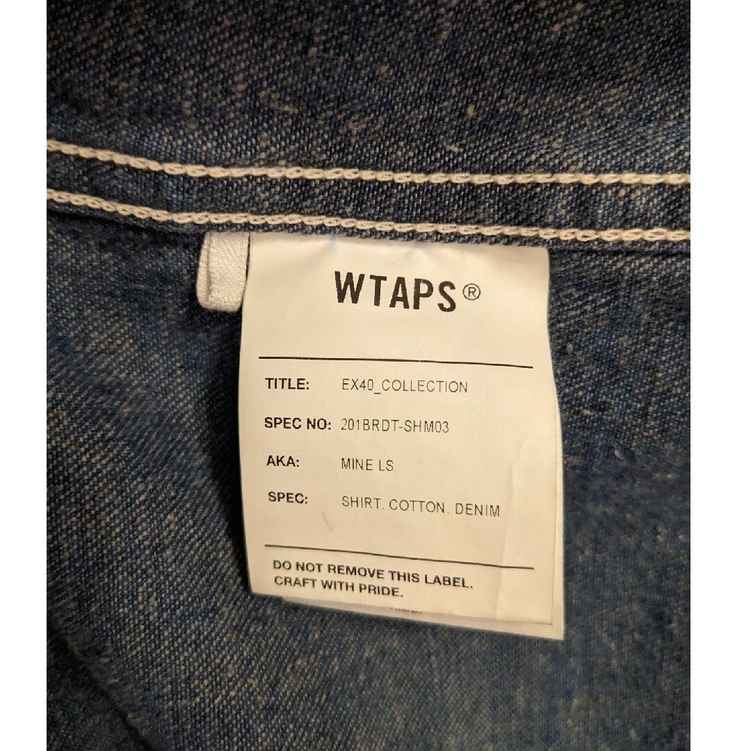 WTAPS MINE LS/SHIRT. COTTON. DENIM 6