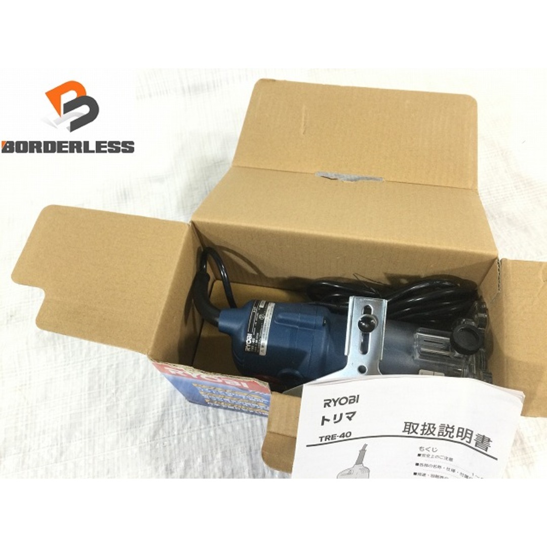 RYOBI - ☆極美品☆ RYOBI リョービ 100V トリマー TRE-40 電動 RYOBI - ☆極美品☆ RYOBI リョービ 100V トリマー TRE-40 電動