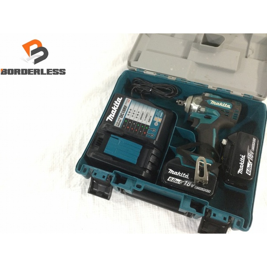 Makita ☆中古美品☆makita マキタ 18V 充電式インパクトレンチ TW300DRGX バッテリー2個(6.0Ah)充電器 ケース付  79753の通販 by 工具販売専門店Borderless(ラクマ店)｜マキタならラクマ