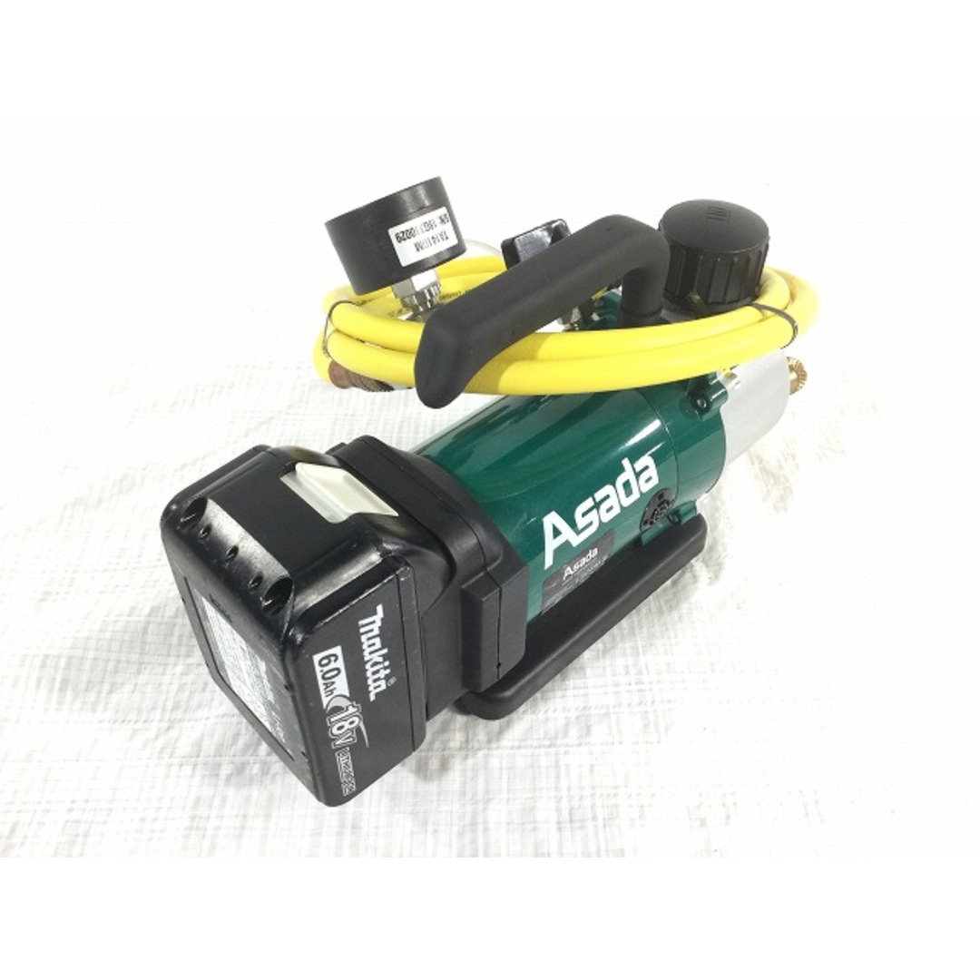 ☆中古品☆ASADA アサダ 18V 充電式真空ポンプ 1.5CFM-B タスコ ☆中古品☆ASADA アサダ 18V 充電式真空ポンプ 1.5CFM-B タスコ