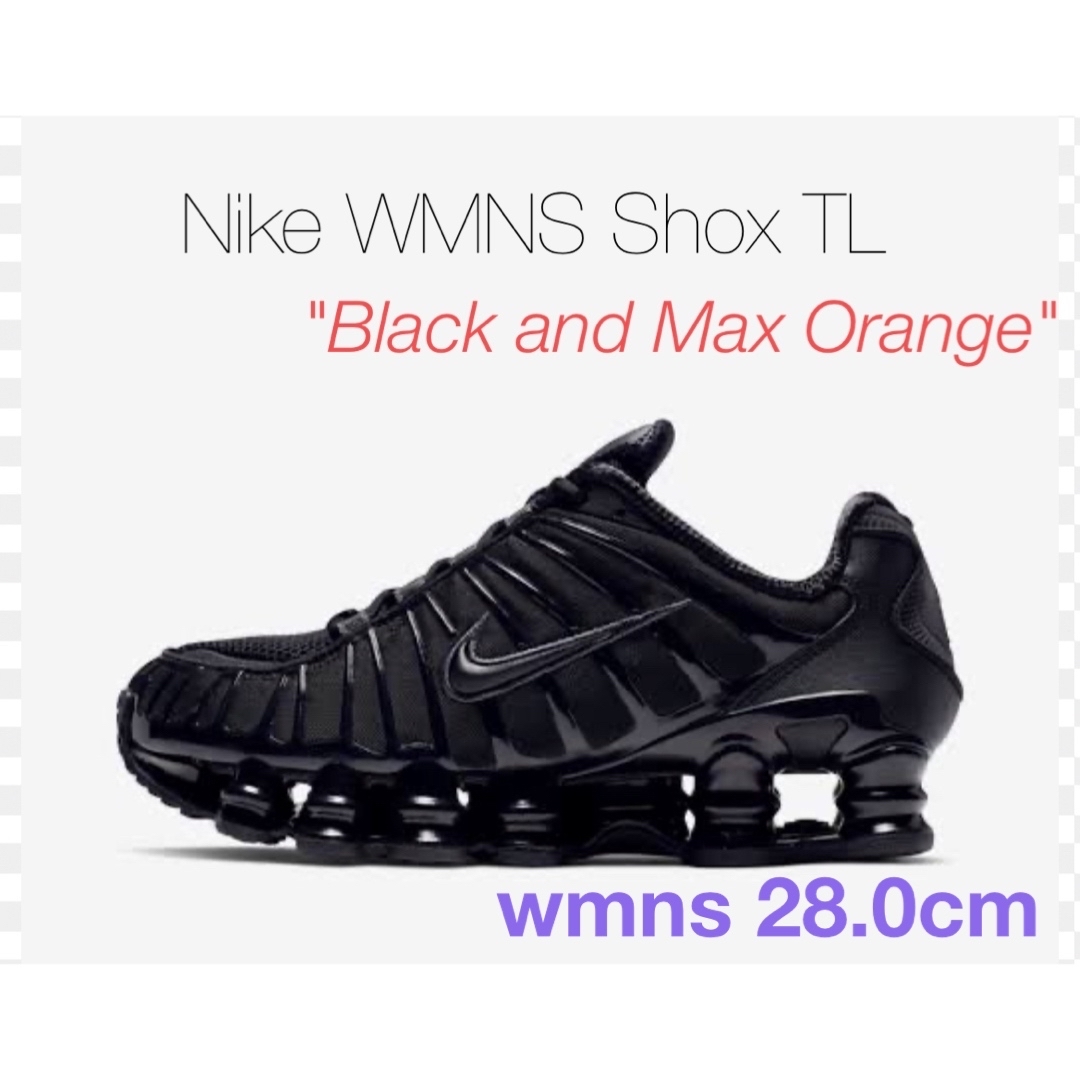 Nike WMNS Shox TL "Black and Max Orange"