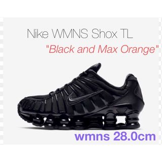 ナイキ(NIKE)のNike WMNS Shox TL "Black and Max Orange"(スニーカー)