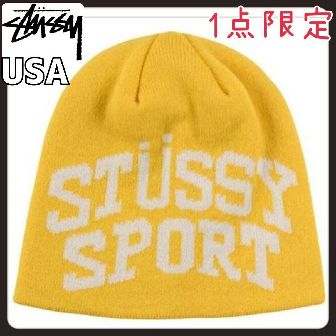 ステューシー STUSSY ニット帽 SPORT JACQUARD SKULLC