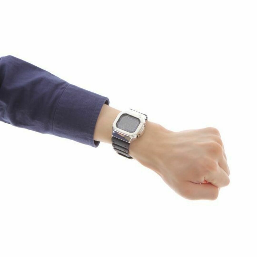 G-SHOCK(ジーショック)のカシオ カスタムGショック シルバー925 GW-M5610 鏡面加工 鑑定済 メンズの時計(腕時計(デジタル))の商品写真