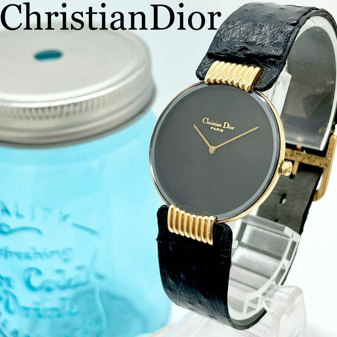 Christian Dior(クリスチャンディオール)の640 クリスチャンディオール時計　メンズ腕時計　レディース　ブラックムーン メンズの時計(腕時計(アナログ))の商品写真