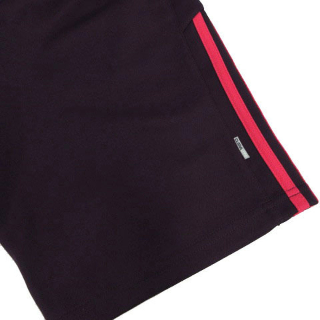 adidas(アディダス)のadidas パンツ ジャージ ショートパンツ ロゴ刺繍 3本ライン 紫系 M スポーツ/アウトドアのスポーツ/アウトドア その他(その他)の商品写真