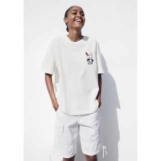 ザラ(ZARA)のZARA mondrian プリントTシャツ　アートT(Tシャツ(半袖/袖なし))