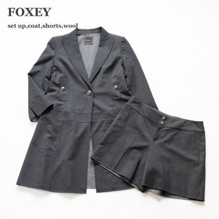 フォクシー(FOXEY) コート(グレー/灰色系)の通販 200点以上