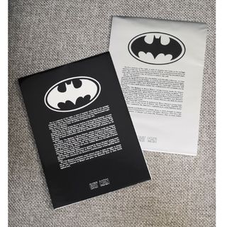 ディーシー(DC)のBATMAN　バットマン　便箋　メモ帳　2冊セット(アメコミ/海外作品)