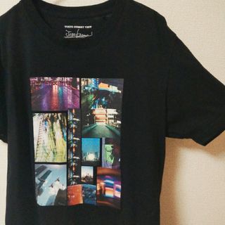 ジーユー(GU)の美品　TOKYO STREET VIEW フォトプリントTシャツ　Mサイズ(Tシャツ/カットソー(半袖/袖なし))