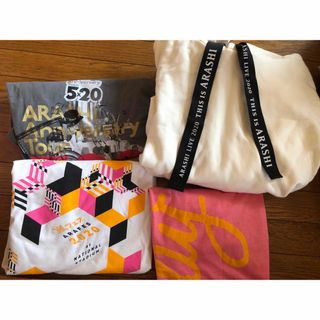 アラシ(嵐)の嵐　ツアーTシャツ　パーカー　セット(アイドルグッズ)