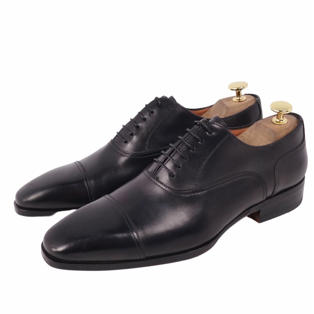 Santoni(サントーニ)の未使用 サントーニ Santoni レザーシューズ オックスフォードシューズ ストレートチップ カーフレザー 革靴 メンズ 5(24cm相当) ブラック メンズの靴/シューズ(ドレス/ビジネス)の商品写真
