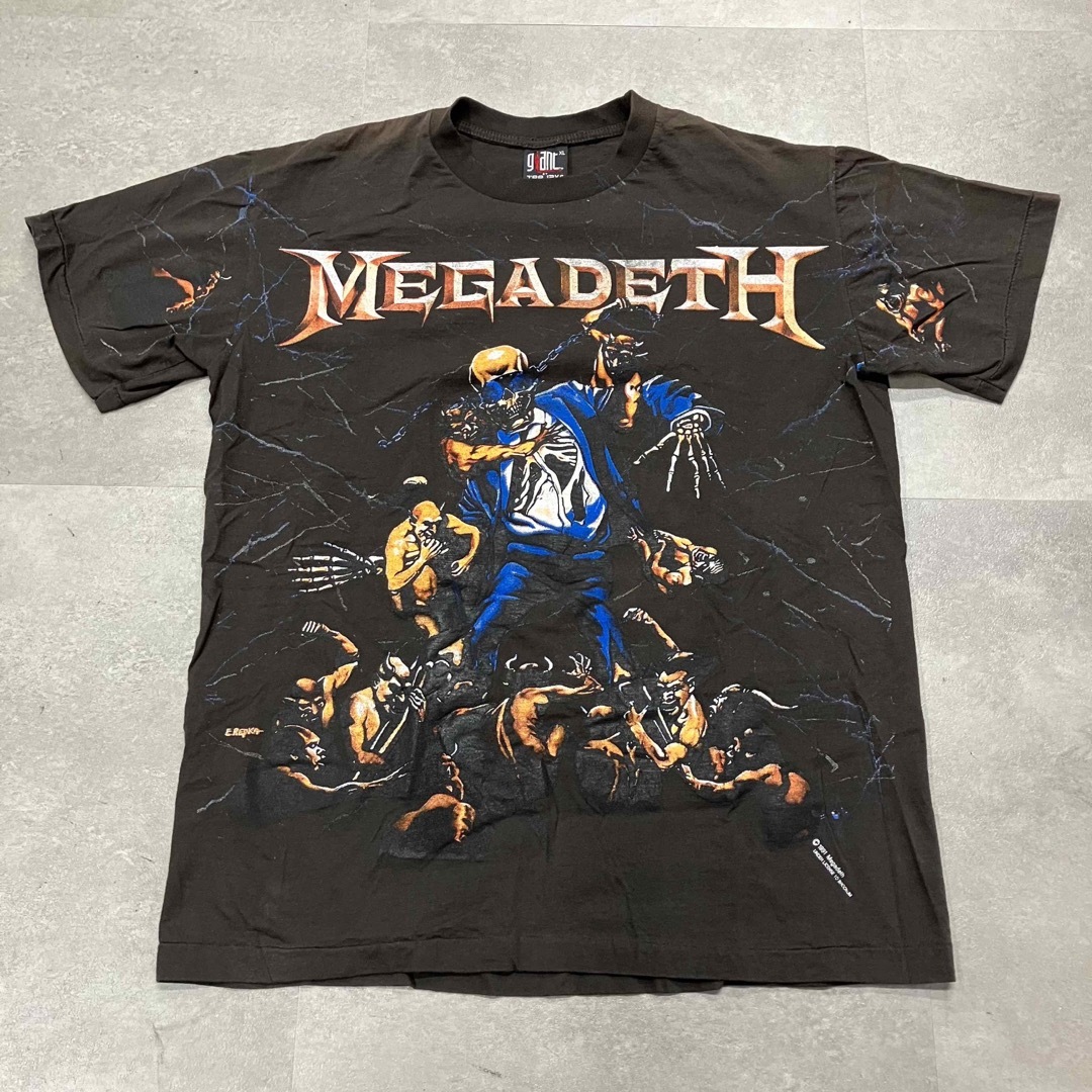 レア  Vintage Megadeth Tee XXL メガデス Tシャツ