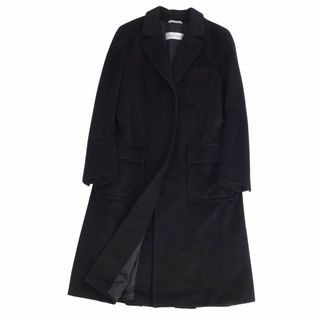 マックスマーラ(Max Mara)の美品 マックスマーラ Max Mara コート チェスターコート 白タグ キャメルヘアー アウター レディース JI36 USA2 FB34(S相当) ブラック(その他)