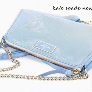 ケイトスペードニューヨーク(kate spade new york)のケイトスペード 新品♡ハンドバッグ ショルダーバッグ お洒落 エレガント ブルー(ショルダーバッグ)