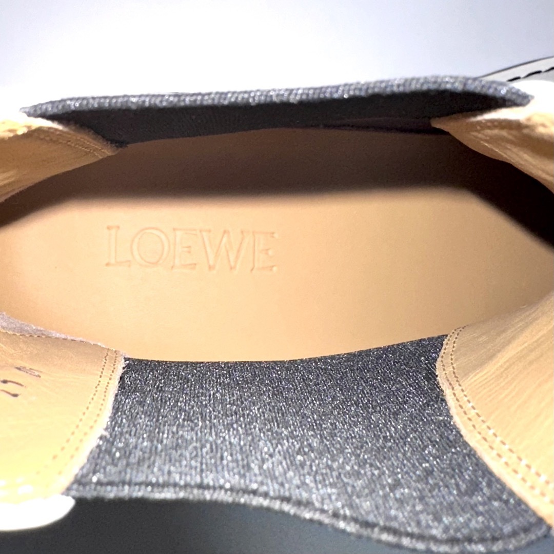 LOEWE ロエベ チェルシーブーツ ホワイト 40 25cm