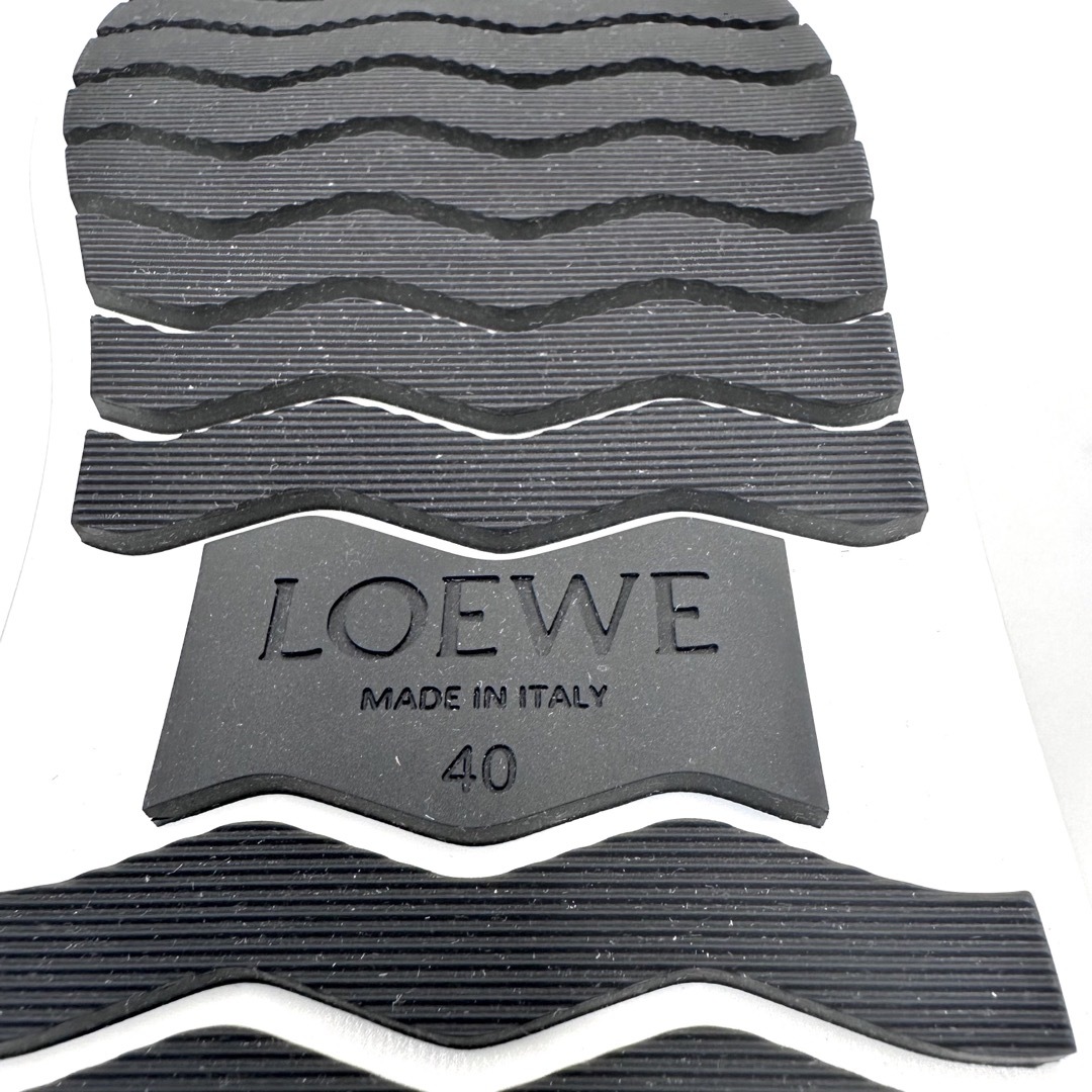 LOEWE ロエベ チェルシーブーツ ホワイト 40 25cm