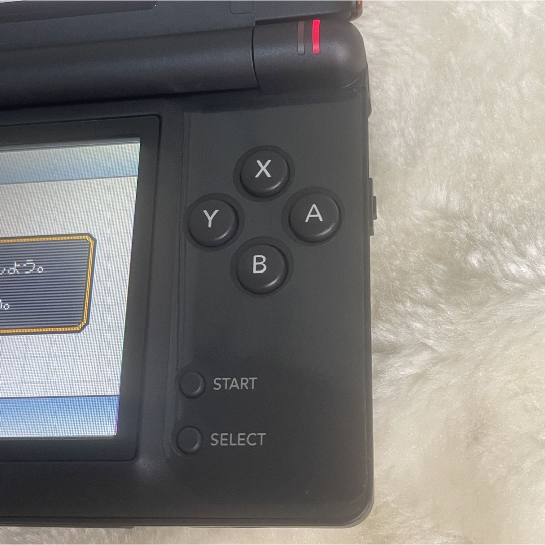 【美品】ニンテンドーDS lite クリムゾンブラック 説明書、箱付属！