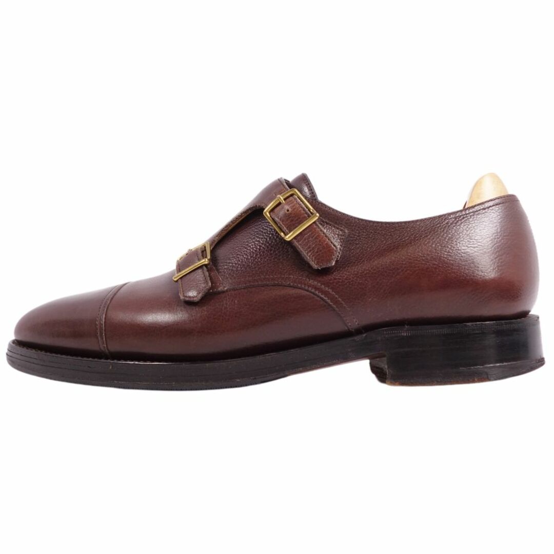ジョンロブ JOHN LOBB レザーシューズ ダブルモンクストラップシューズ WILLIAM ウィリアム カーフレザー 革靴 メンズ  7E(25.5cm相当) ブラウン