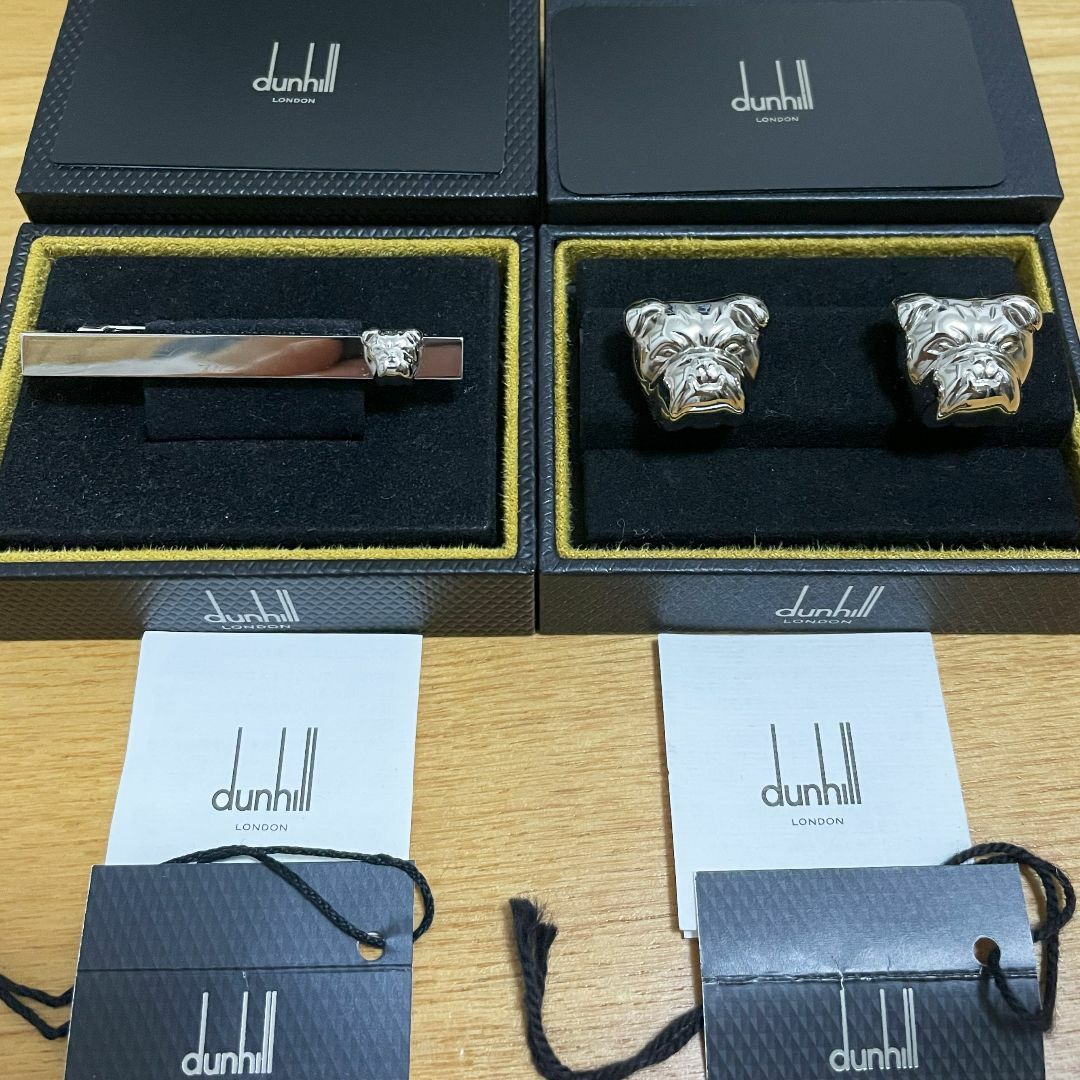 30000円 dunhill ダンヒル ネクタイピン カフス ブルドッグ www