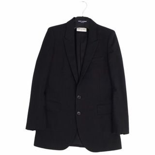 フランス製 Yves Saint Laurent シルク テーラード ジャケット