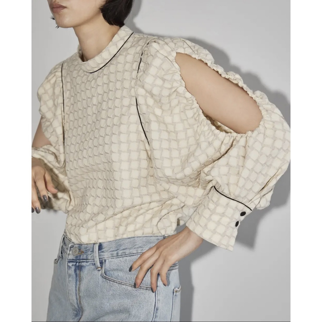 TODAYFUL - 【Todayful】Openshoulder Jacquard Blouseの通販 by N's