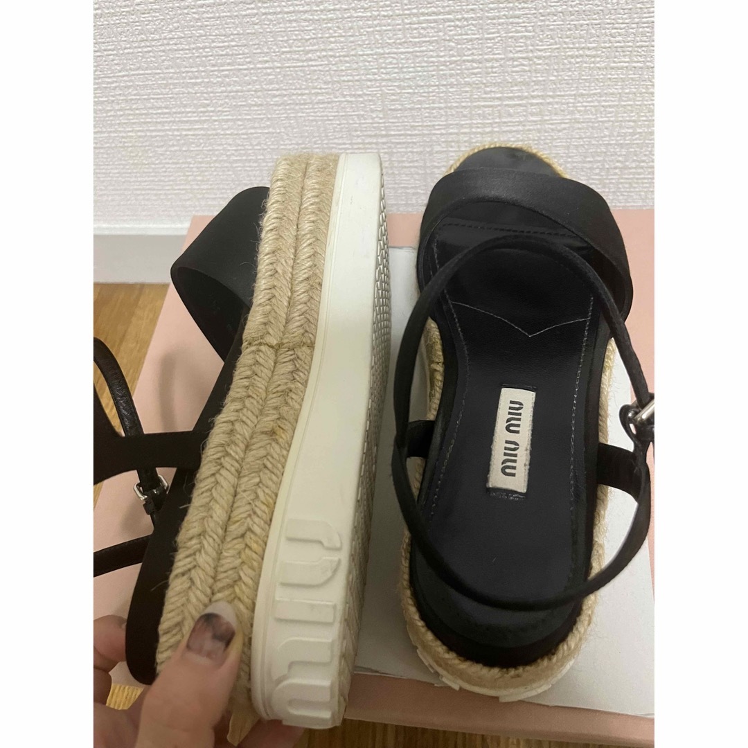 miumiu ウェッジサンダル miumiu ウェッジサンダル