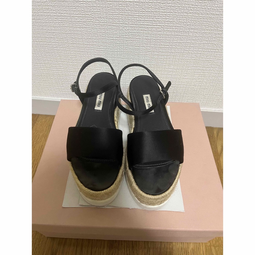 miumiu ウェッジサンダル miumiu ウェッジサンダル