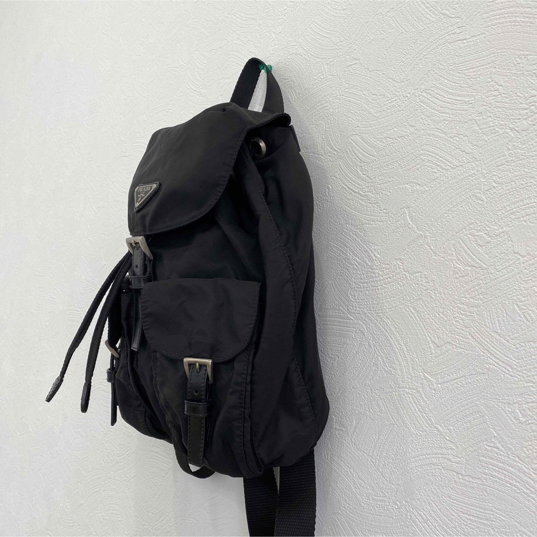 PRADA - 【中古品】プラダ リュック ナイロン 三角ロゴ 白タグ ボタン1