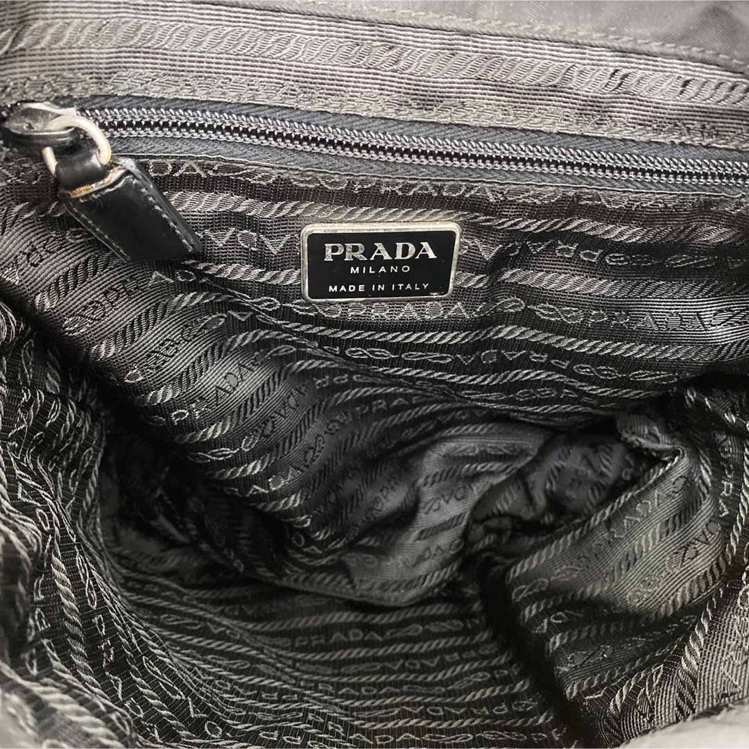 PRADA - 【中古品】プラダ リュック ナイロン 三角ロゴ 白タグ ボタン1