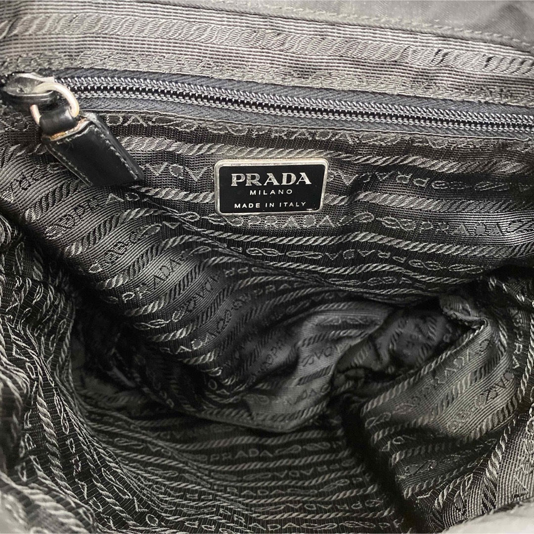 PRADA - 【中古品】プラダ リュック ナイロン 三角ロゴ 白タグ ボタン1 ...