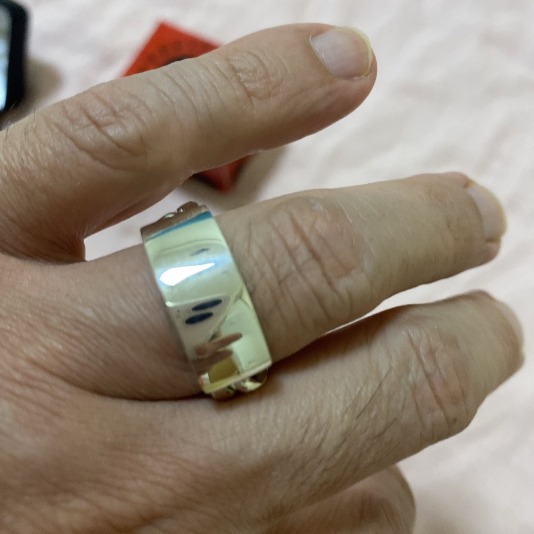 TENDERLOIN(テンダーロイン)のTENDERLOIN I.D RING SILVER 喜平　リング　22号 メンズのアクセサリー(リング(指輪))の商品写真