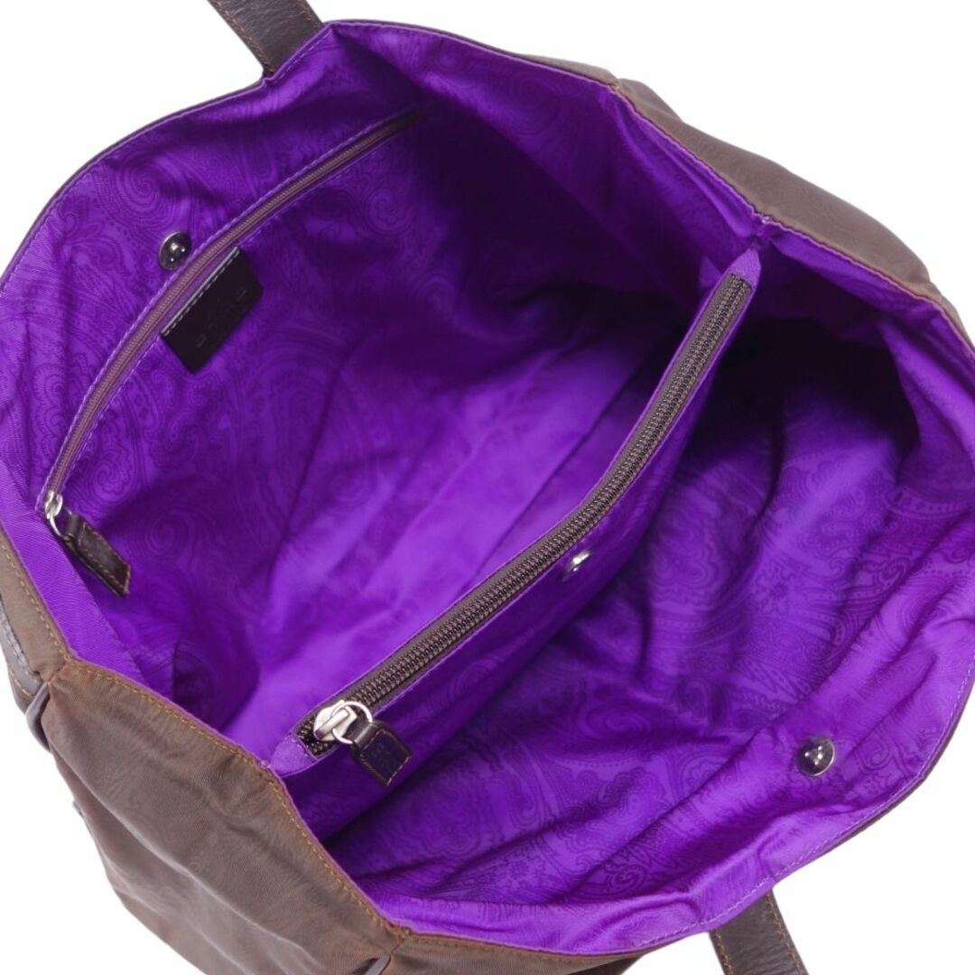 ETRO(エトロ)のエトロ ETRO バッグ トートバッグ ナイロン ペイズリー カバン 鞄 レディース イタリア製 ブラウン レディースのバッグ(トートバッグ)の商品写真