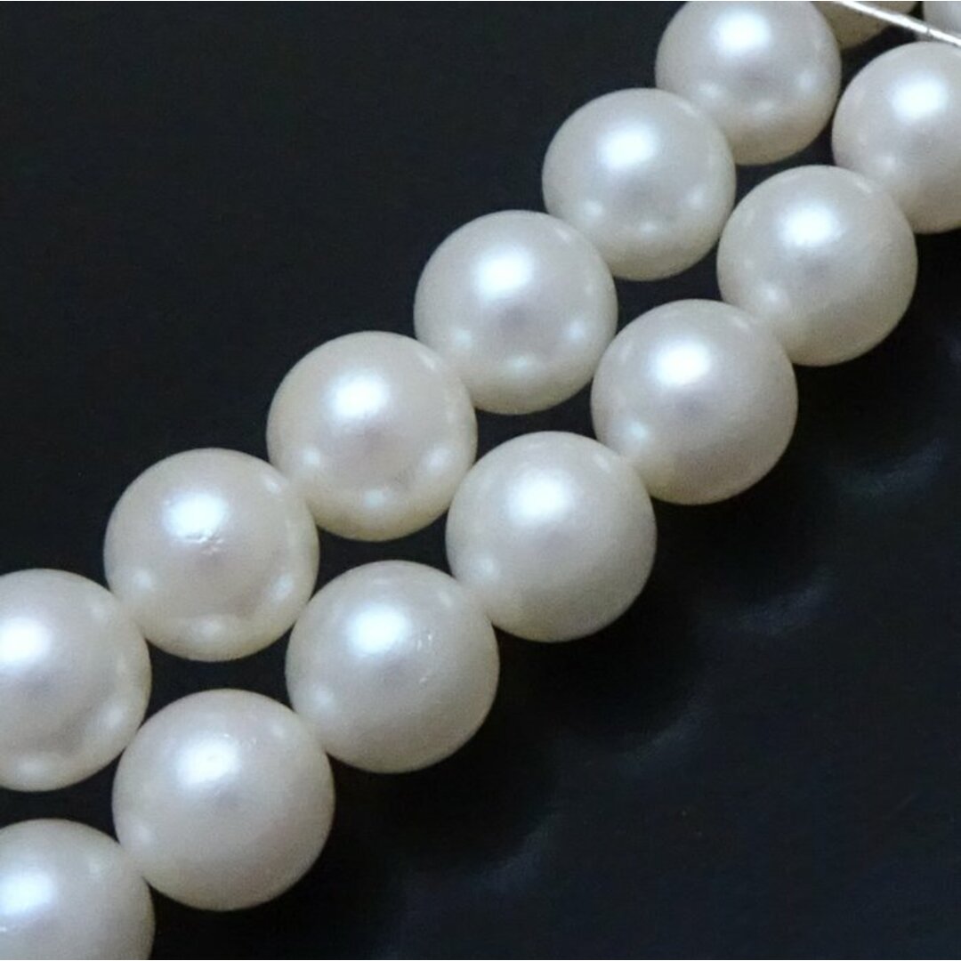 MIKIMOTO(ミキモト)のMIKIMOTO ミキモト パール ブレスレット 2連 真珠5～5.5ミリ シルバーメッキ/290522【中古】【BJ】 レディースのアクセサリー(ブレスレット/バングル)の商品写真