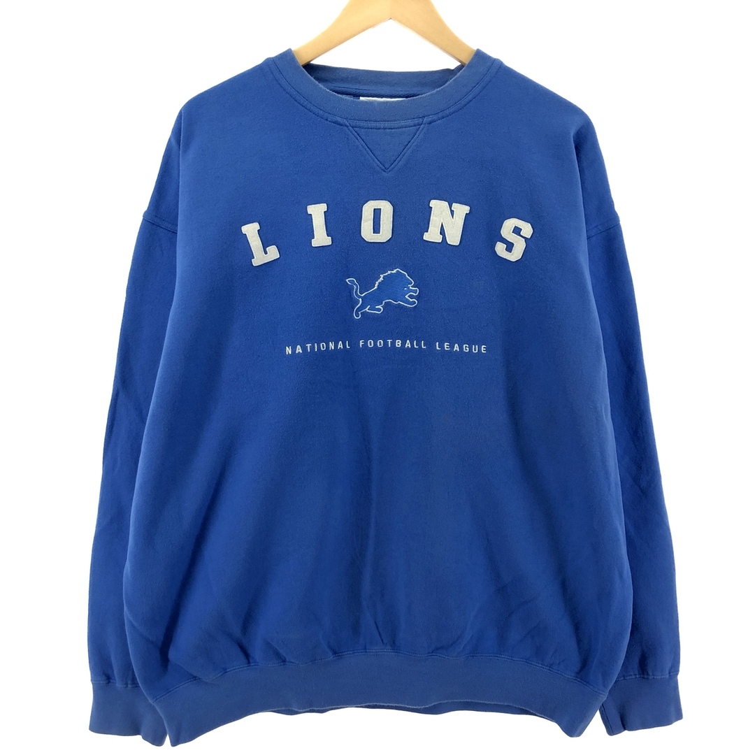 リー Lee SPORT NFL DETROIT LIONS デトロイトライオンズ スウェットシャツ トレーナー メンズXL /eaa377171