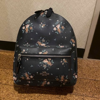 コーチ(COACH)の【COACH】極美品💕花柄リュック(リュック/バックパック)