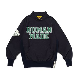 ヒューマンメイド(HUMAN MADE)のSTAND COLLAR SWEATSHIRT NAVY Lサイズ(スウェット)