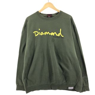 古着 ダイヤモンドサプライ DIAMOND SUPPLY CO. ロゴスウェット トレーナー メンズXXL /eaa377148(スウェット)