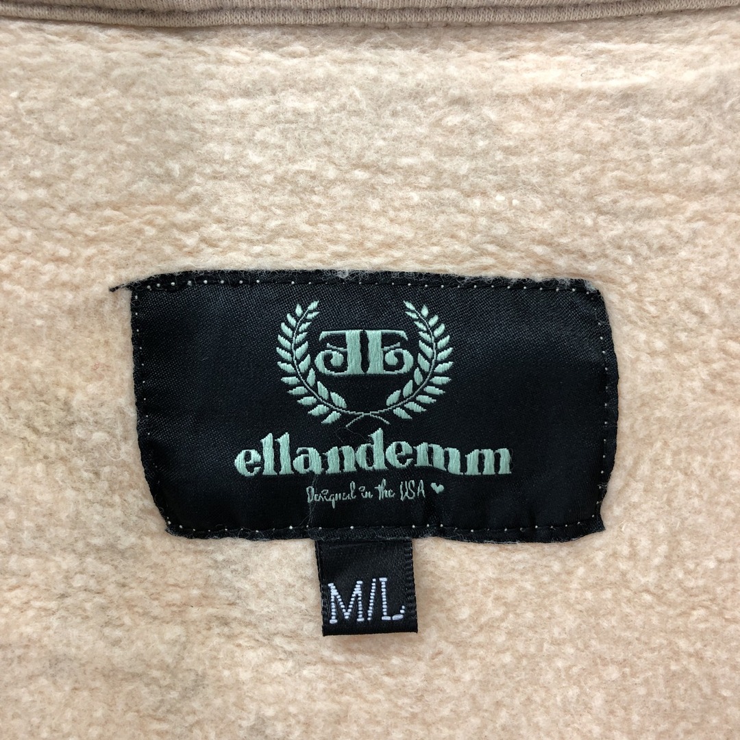 古着 ellandemm 総柄 ハーフジップスウェットシャツ トレーナー メンズL /eaa377152 メンズのトップス(スウェット)の商品写真