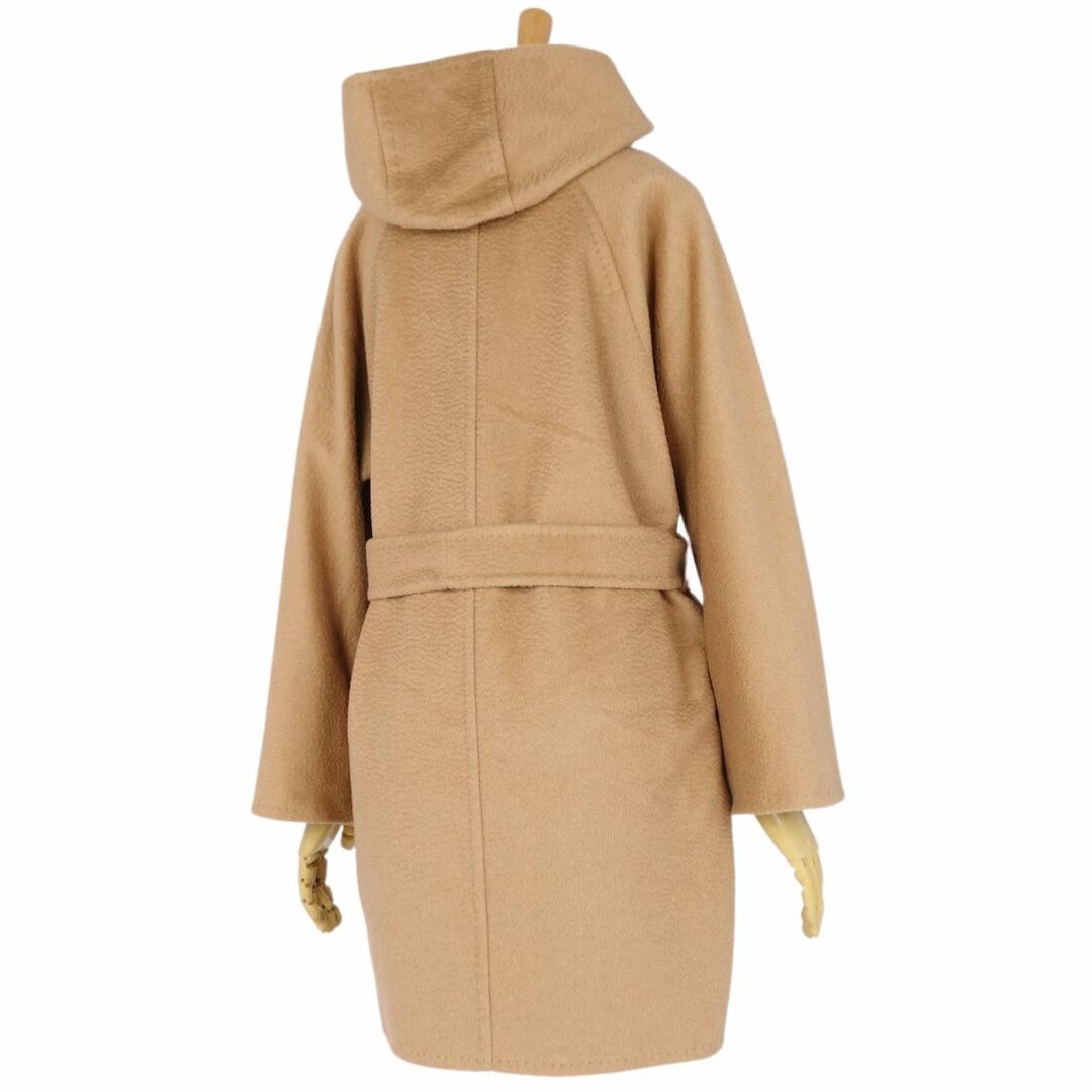 Max Mara(マックスマーラ)の美品 マックスマーラ Max Mara CITY コート フーディー ジップアップ キャメル アウター レディース JI36 USA2 FB34(S相当) ブラウン レディースのジャケット/アウター(その他)の商品写真