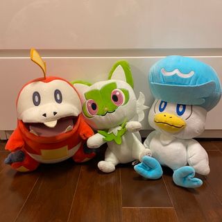 ポケモン(ポケモン)のポケモンぬいぐるみ　3種　ホゲータ　ニャオハ　クワッス(ぬいぐるみ)