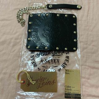 テンダーロイン(TENDERLOIN)のTENDERLOIN WALLET BS ブラックレザーボルネオスカル　ホザーナ(折り財布)