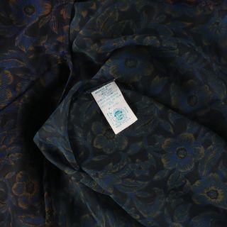 古着 80年代 Vandemere 花柄 長袖 シースルー ブラウス USA製 ...